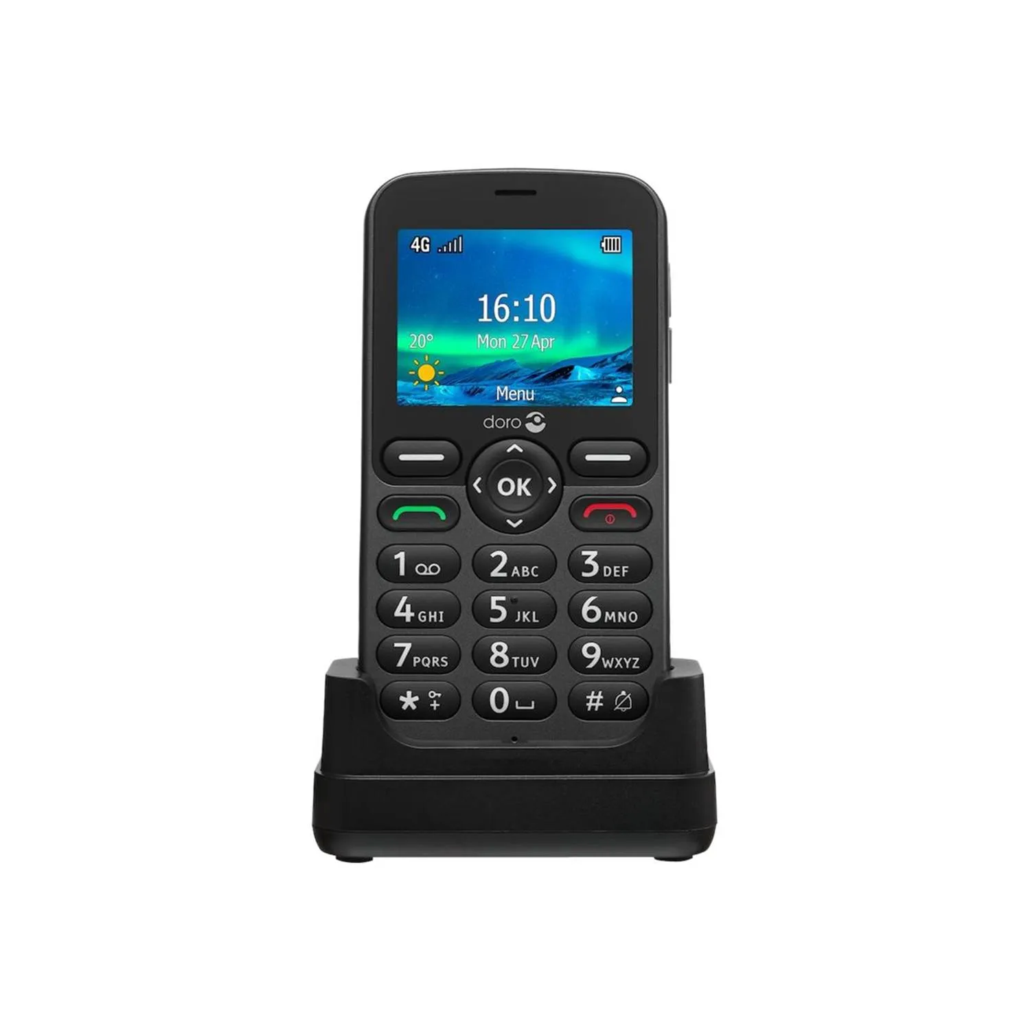 Doro 5861 mobiltelefon (graphite)