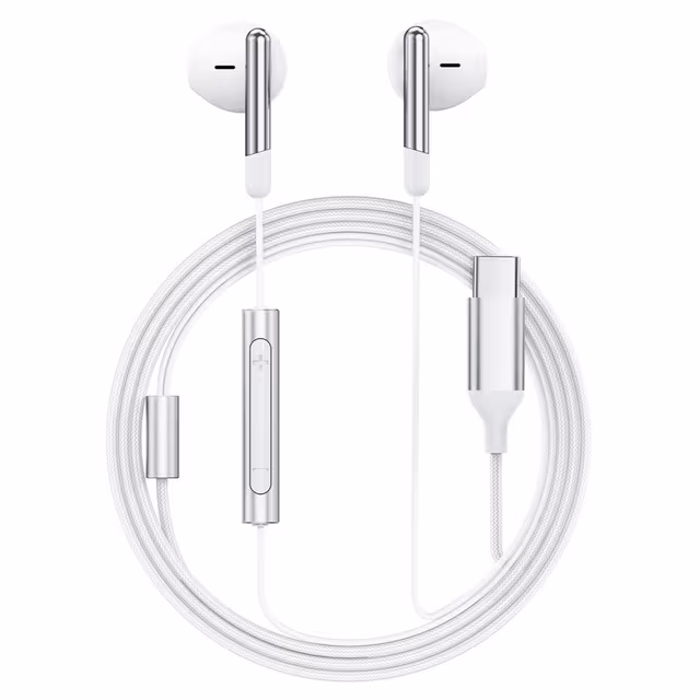 ACEFAST 1,2 m USB - C kablede hodetelefoner Mikrofonkontroll