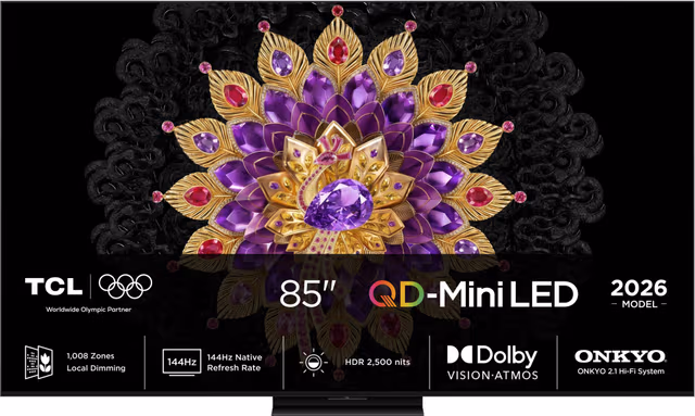 TCL 85" MQLED80L 4K QD-Mini LED TV (2026)