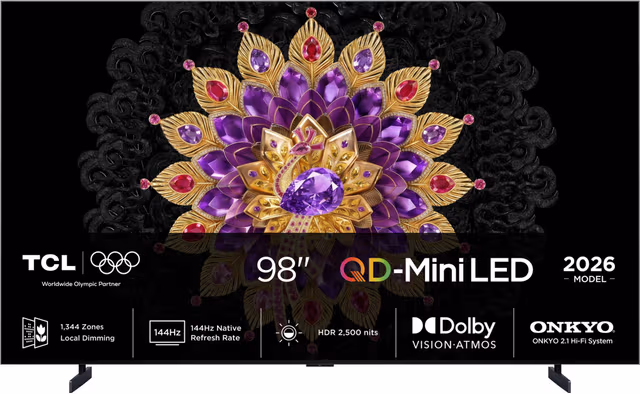 TCL 98" MQLED80L 4K QD-Mini LED TV (2026)