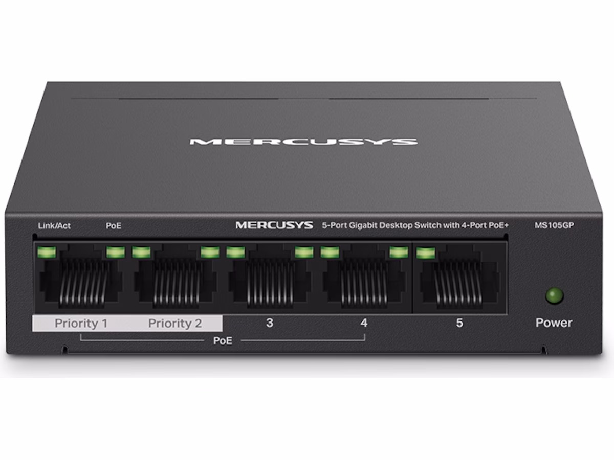 Mercusys  MS105GP 5-Port Gigabit Switch
