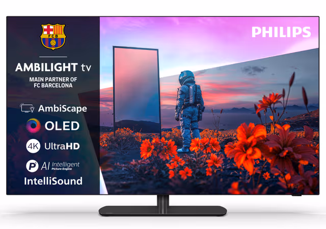 Philips 65" OLED811 4K OLED Ambilight Smart TV (2026)