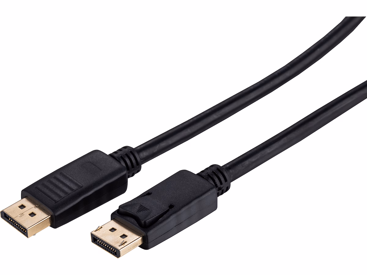 Displayport kabel 1m (sort)