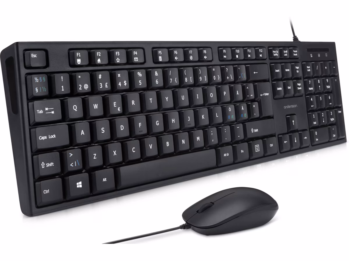 Andersson tastatur og mus