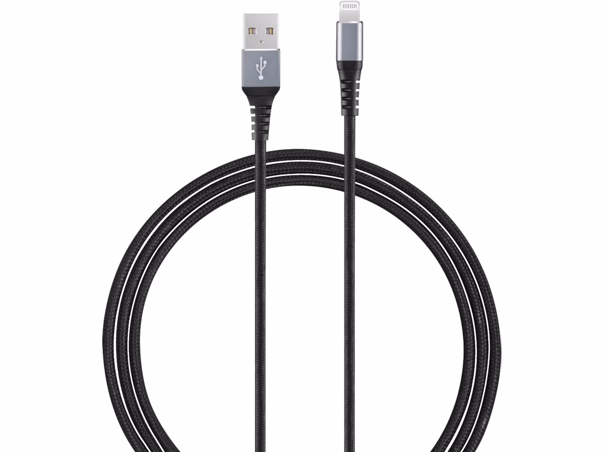 Andersson USB-A til Lightning kabel 3m (sort)