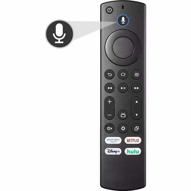TV-fjernkontroll erstatning for NS-RCFNA-21 for Insignia / Toshiba TV med stemmefunksjon