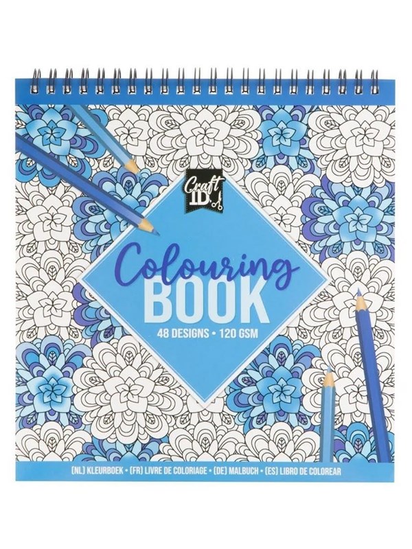 Creative Craft Group Mandala coloring book 21*20cm. 24s. 120g. BLUE