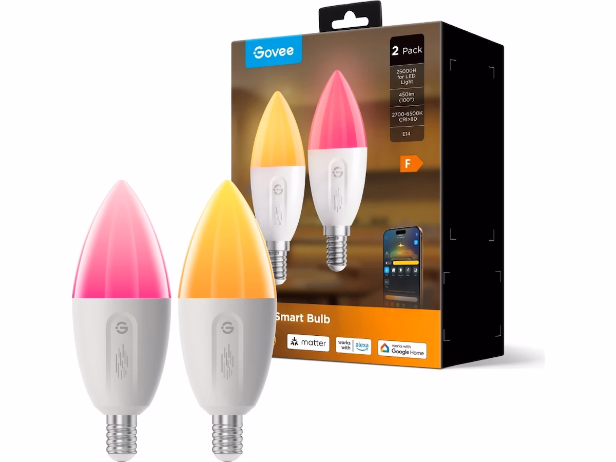 Govee E14 LED smart lyspære (2-pack)