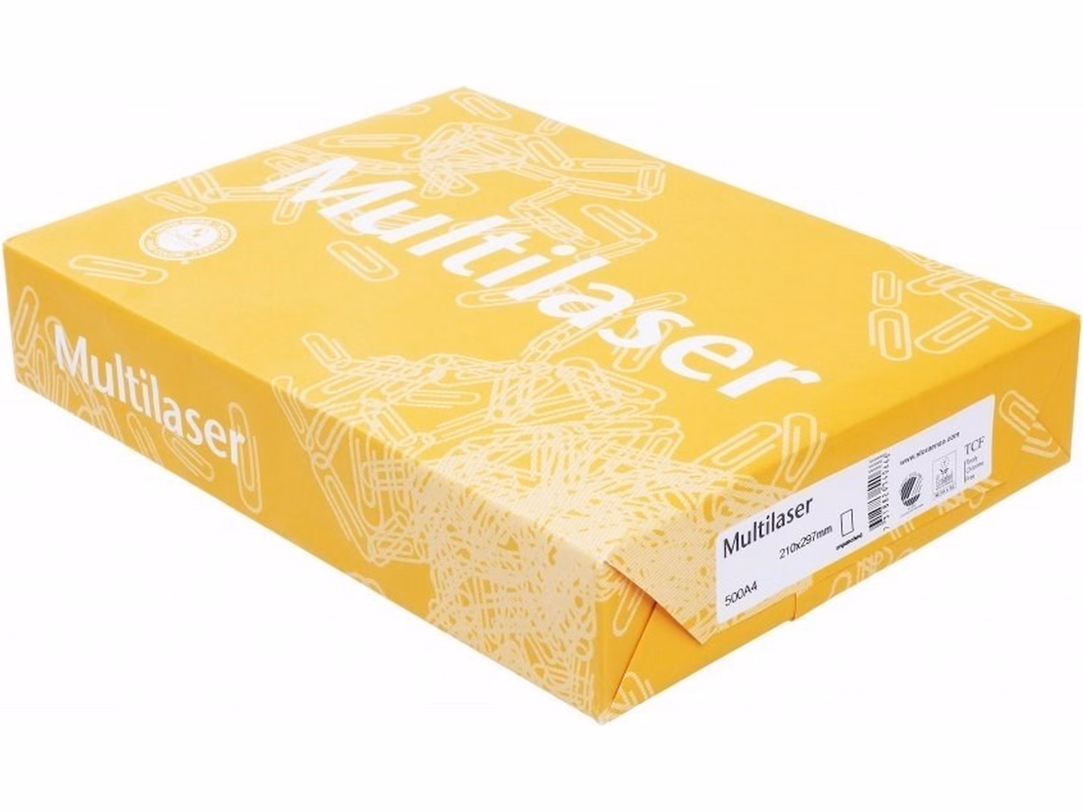 Multilaser papir A4 500 ark