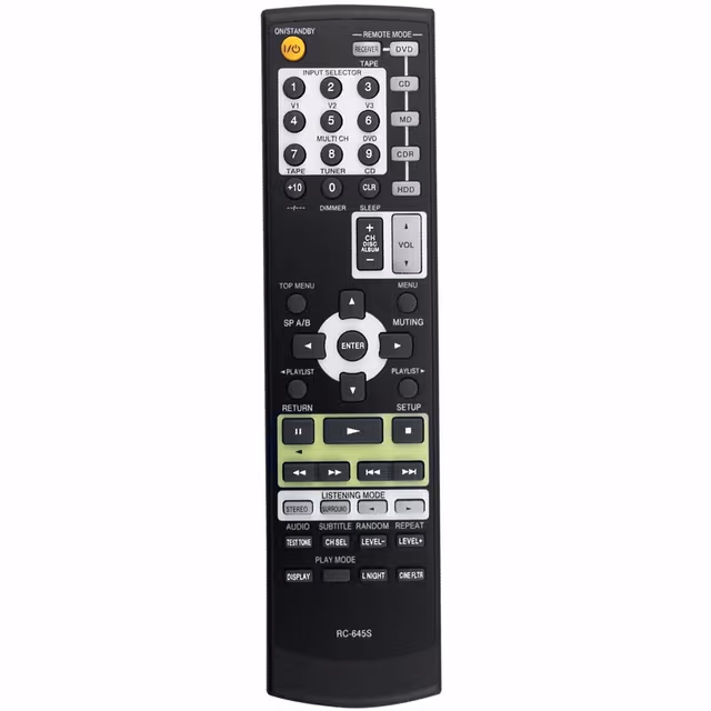 Fjernkontroll erstatning RC-645S for Onkyo forsterker
