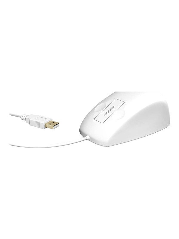 KeySonic KSM-5030M-W - Mus - 3 knapper - Hvit