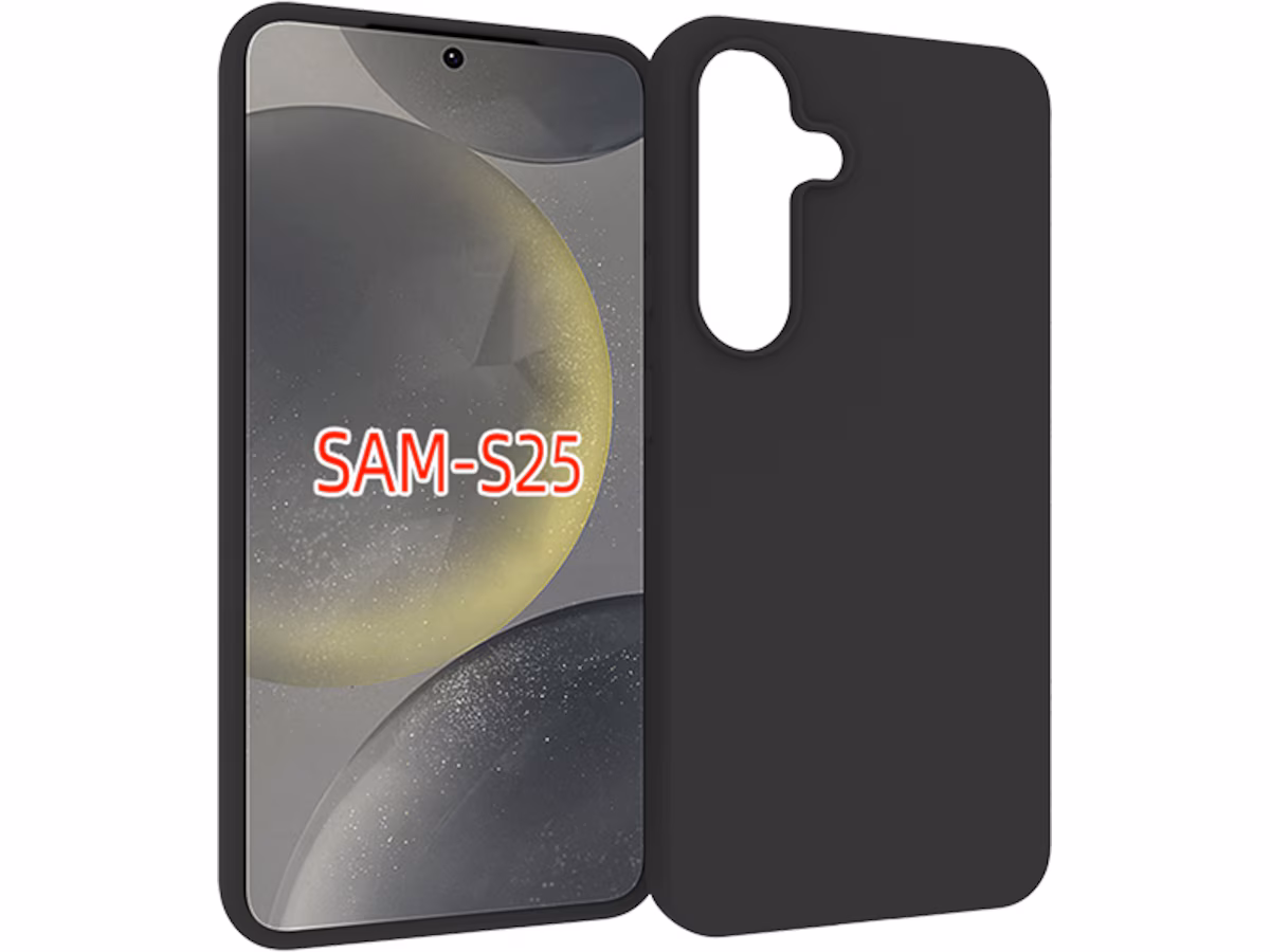 iiglo Galaxy S25 Silikondeksel (sort)