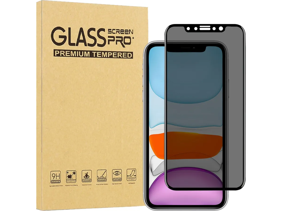 iiglo iPhone 11 3D Privacy Skjermbeskytter