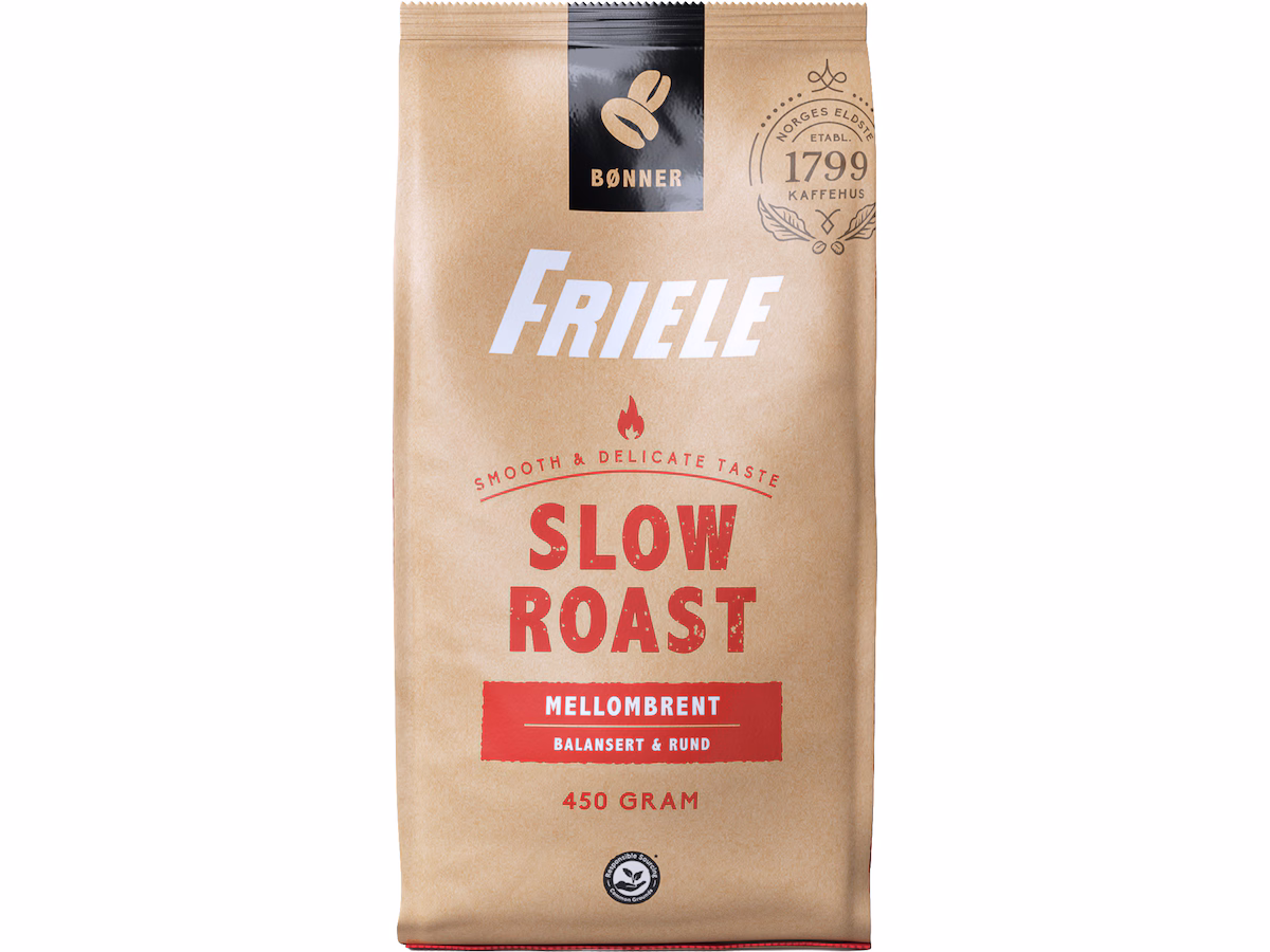 Friele Slow Roast Mellombrent 450g