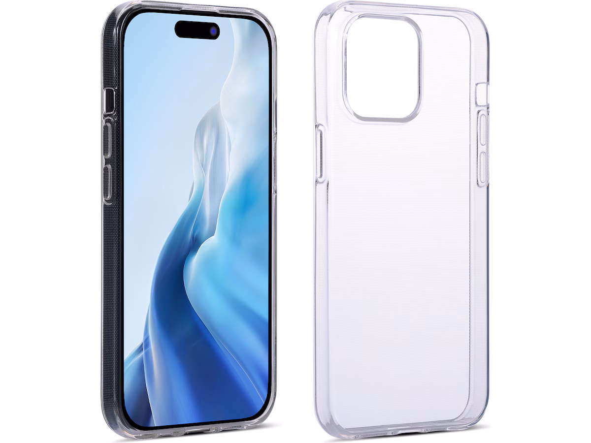 iiglo iPhone 15 Pro Max Silikondeksel (gjennomsiktig)