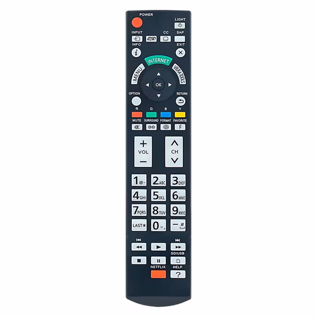 Fjernkontrollerstatning for N2QAYB000777 For Panasonic TV