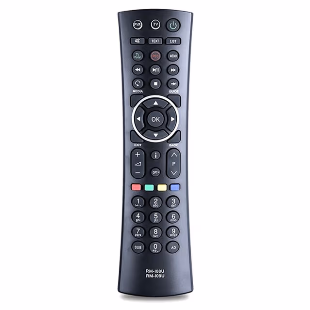 Erstatning av fjernkontroll for RM-108U / RM-109U for Humax TV