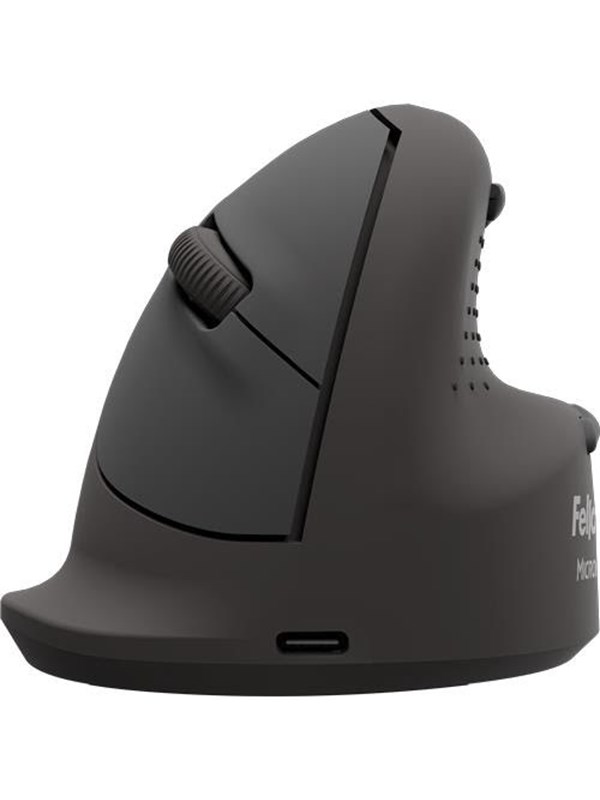 Fellowes Ergonomic Mouse Medium Right - Mus - Optisk - 5 - Svart
