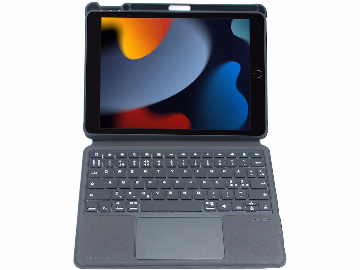 4smarts iPad Pro 11" 2-i-1 Tastaturdeksel (grå)