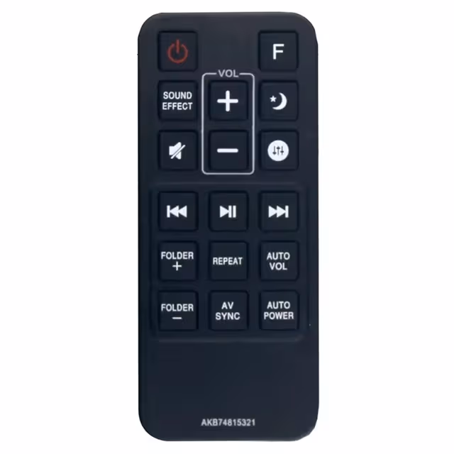 Erstatning fjernkontroll for AKB74815321 for LG Soundbar