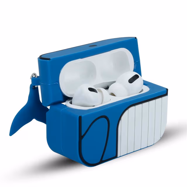 TPU AirPod etui Veske (blå)