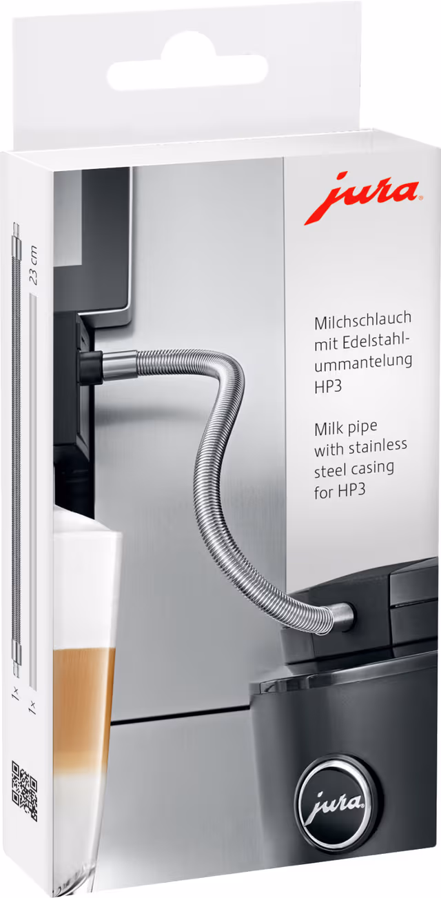 JURA melkeslangesett m/mantel rustfritt