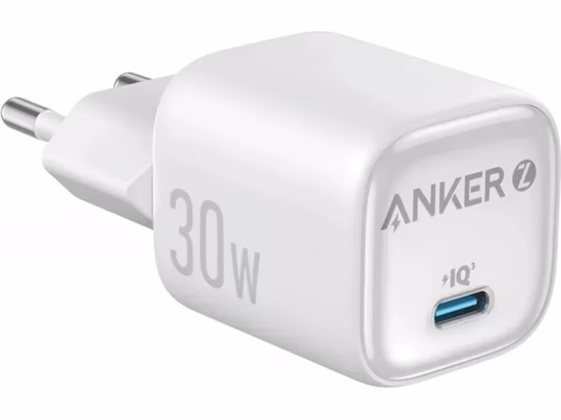 Anker Zolo 30W GaN Vegglader (hvit)