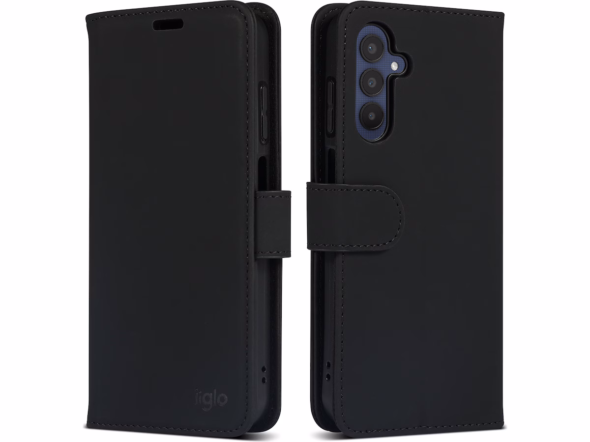 iiglo Samsung Galaxy A25 Lommebokdeksel (sort)