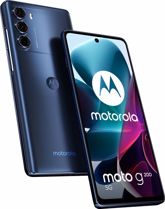 Motorola Moto G200 smarttelefon 8/128GB (stellar blue)