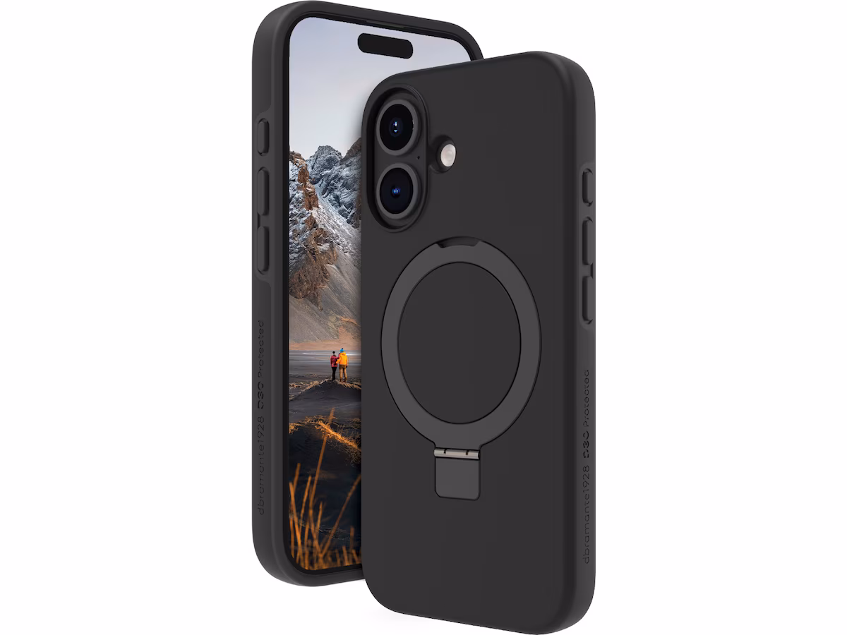 dbramante1928 iPhone 16 Plus Iceland Ultra D3O deksel (sort)