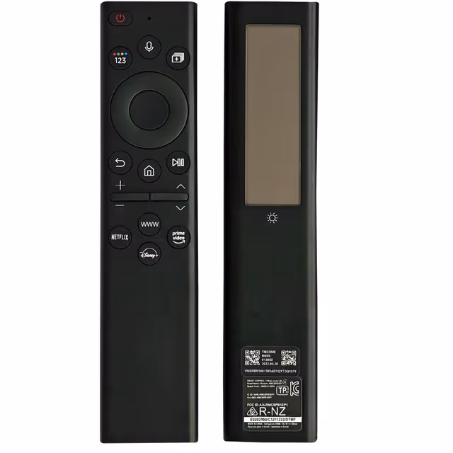 TV fjernkontroll Erstatning for BN59-01385D for Samsung TV soldrevet stemmekontroll