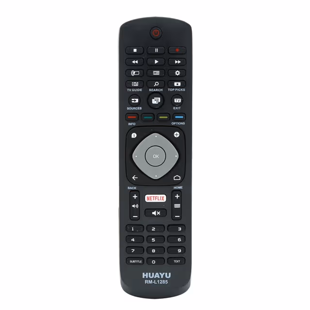 HUAYU TV fjernkontroll Erstatning for RM-L1285 Philips LCD LED