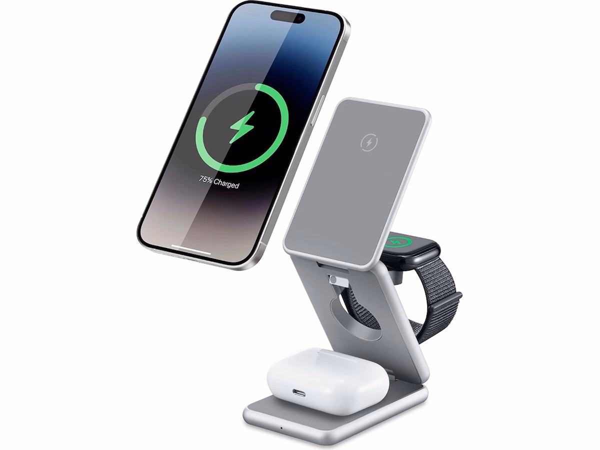 Andersson WSC- Q2100 Qi Magnetic 3-i-1 trådløst ladestativ
