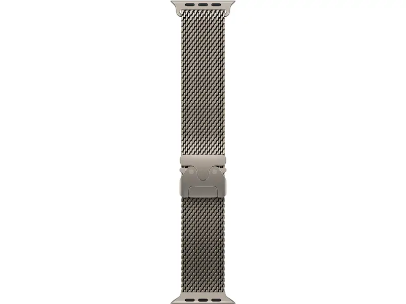 Apple Watch 49mm Titanium Milanese Loop (natural)