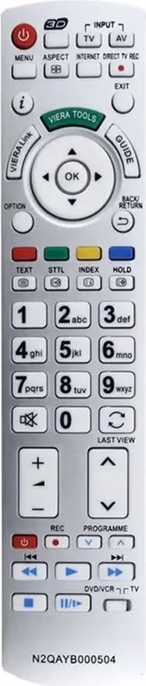 Fjernkontrollerstatning for N2QAYB000504 For Panasonic TV