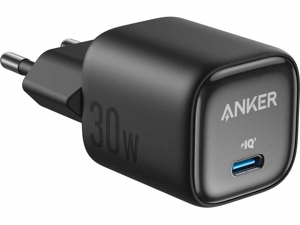 Anker Zolo 30W GaN Vegglader (sort)