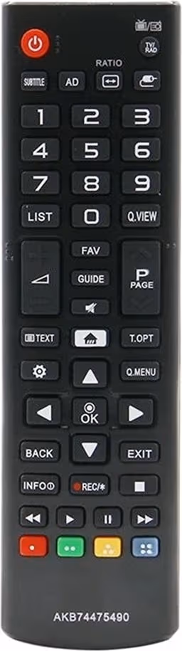 TV fjernkontroll Erstatning for AKB74475490 For LG TV