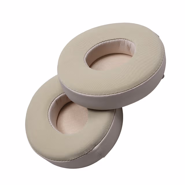 2 stk. kjølende gel øreputer kompatible med Beats Solo 2/3, erstatningsøreputer Beige