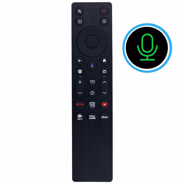 Fjernkontroll utskiftning for RC813A FMB8 for TCL TV stemmeaktivert
