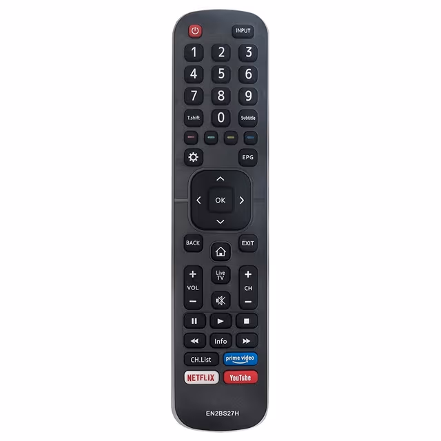 Erstatning av TV - fjernkontroll for EN2BS27H for Hisense TV