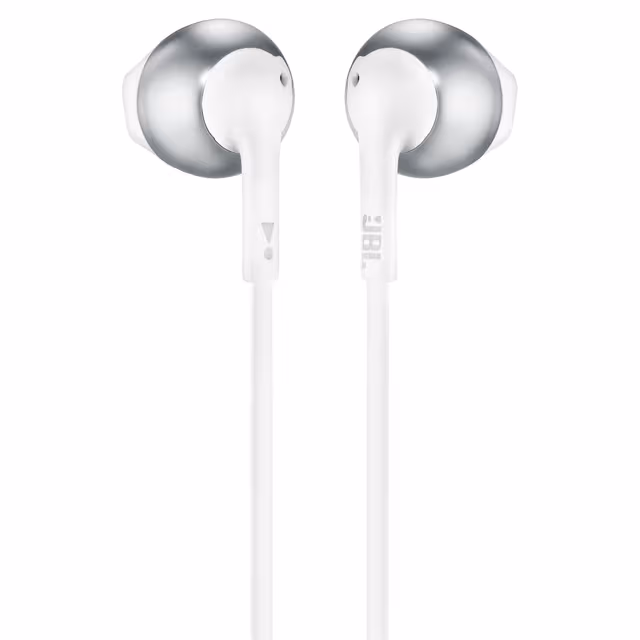 JBL T205 in-ear hodetelefoner (sølv)
