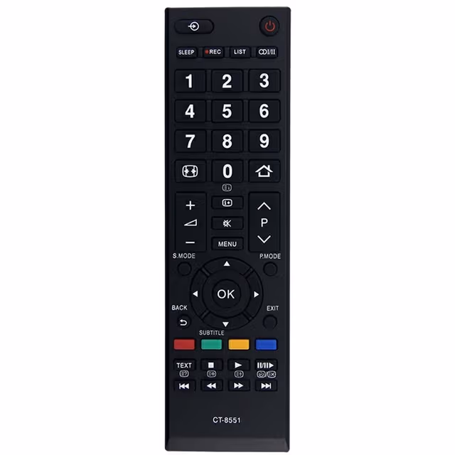 Fjernkontrollerstatning for CT-8551 For Toshiba TV