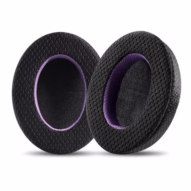 Erstatningsøreputer for Sony WH-XB910N hodetelefoner - svart lilla Mesh stoff