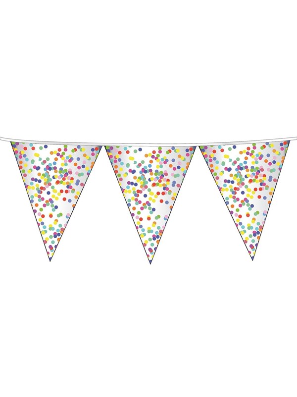 Haza Witbaard Confetti bunting 6mtr.
