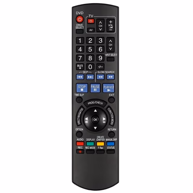 Fjernkontroll Erstatning for N2QAYB000134 for Panasonic DVD
