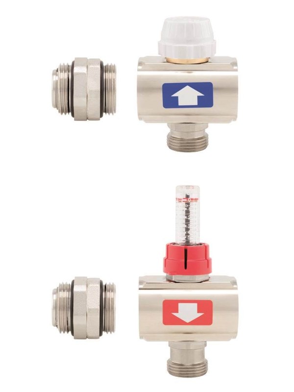 Salus Extension kit GVM-EXT 1" x 3/4" for manifold