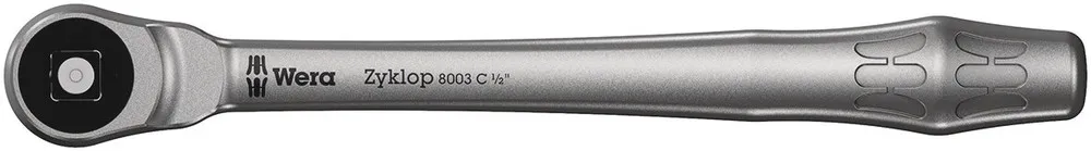 Skrallehåndtak med 1/2'' -tilkoblingsfatning. Wera 8003 C