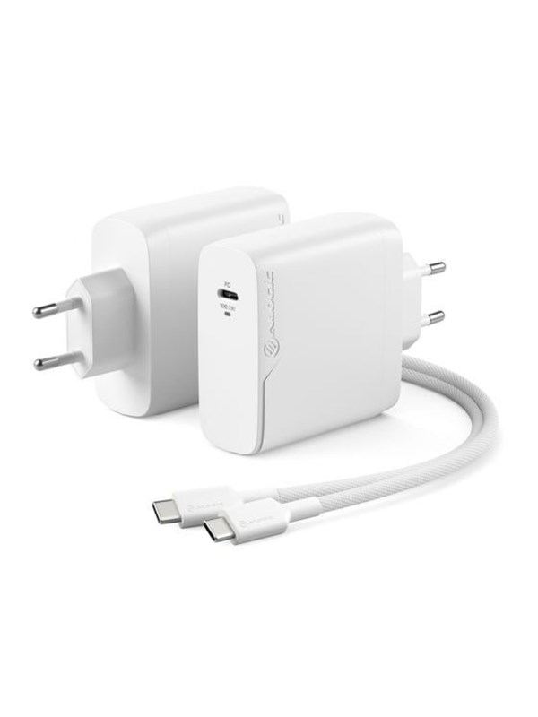 ALOGIC 1X100 Rapid Power 100W GaN Charger - Incl. 2m USB-C Charging Cable