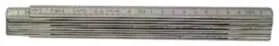 Målestokk aluminium A59-1-6 mm/mm, 1 m med 6 ledd