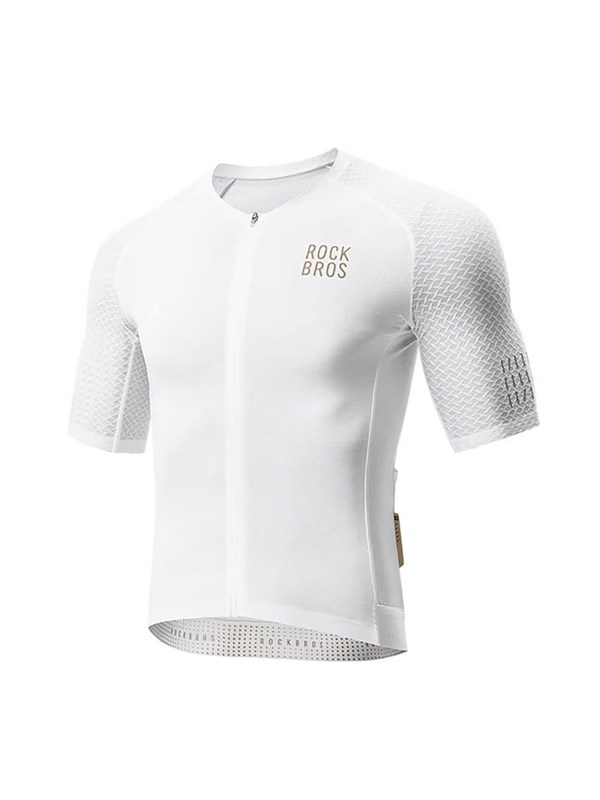 Rockbros YDDX011 Diamond Short Sleeve Cycling Jersey Size XL - White